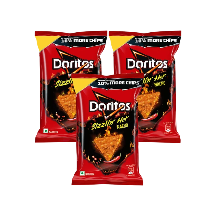 Doritos Sizzlin' Hot Nachos - Pack of 3