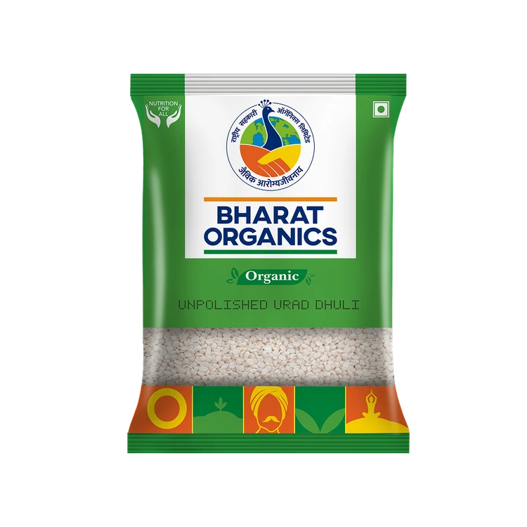 Bharat Organics - Organic Urad Dal (Dhuli)