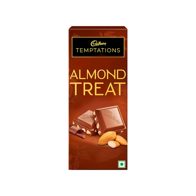 Cadbury Temptations Almond Treat Premium Milk Chocolate Bar