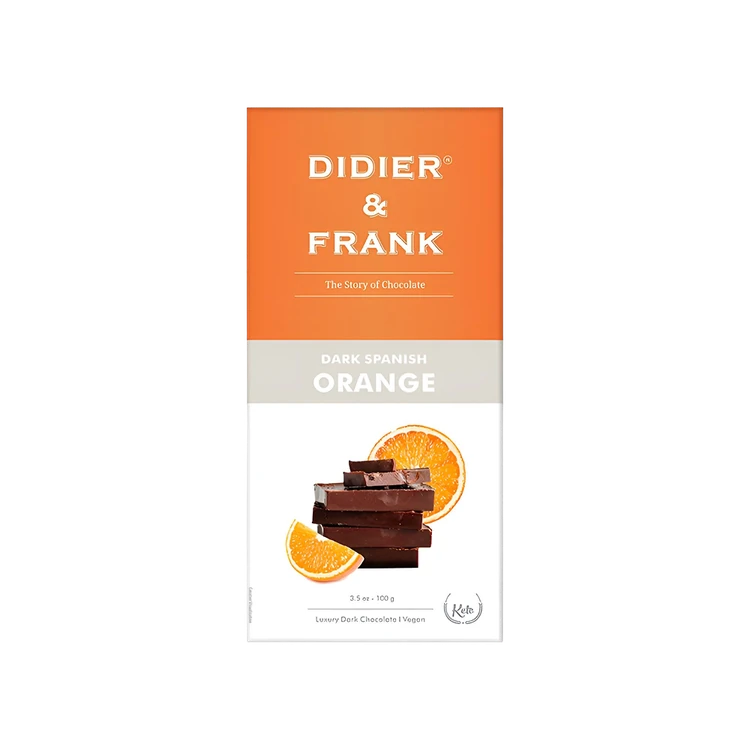 Didier & Frank Spanish Orange Dark Chocolate Bar