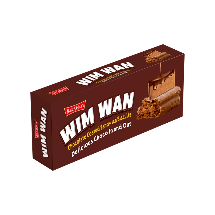BAKEMATE Wim Wan Chocolate Coated Sandwich Biscuits