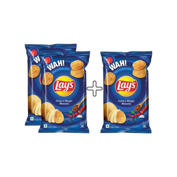 Lay's India's Magic Masala Potato Chips - Buy 2 Get 1 Free