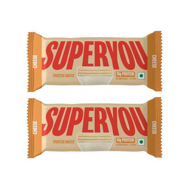 SuperYou Cheese Wafer Protein Bar - Pack of 2