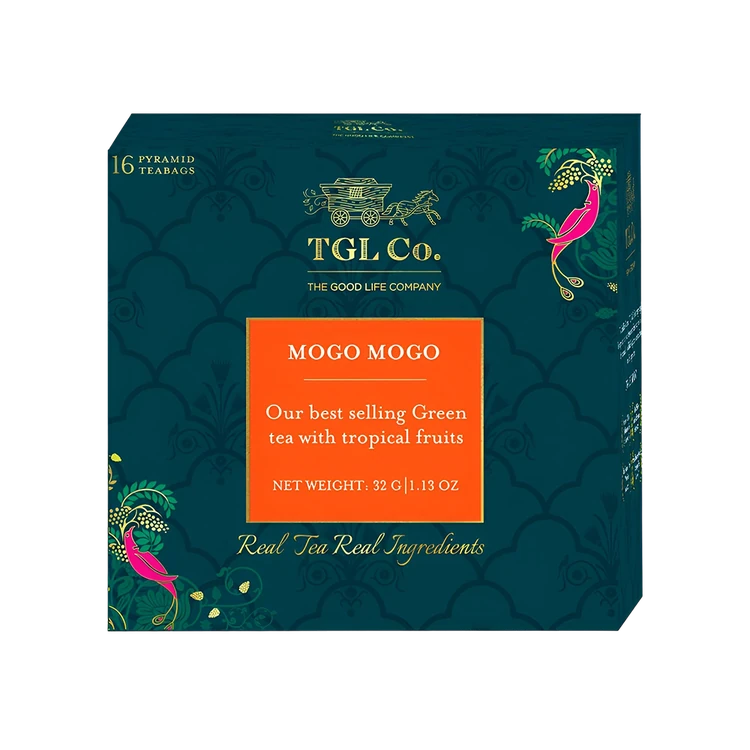 TGL Co. Mogo Mogo With Tropical Fruits Green Tea Bags