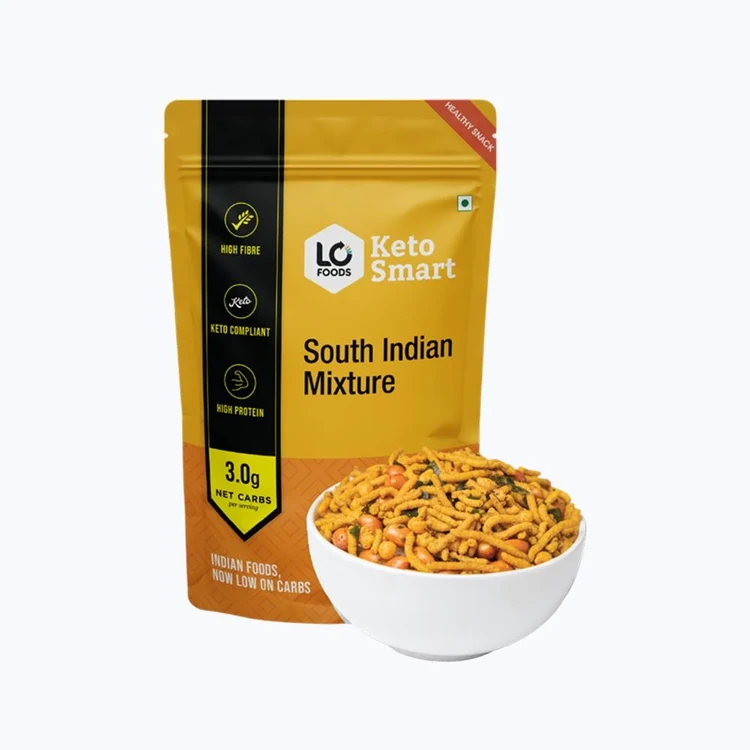 Lo! Foods Keto Mixture Namkeen - High Protein Healthy Snack