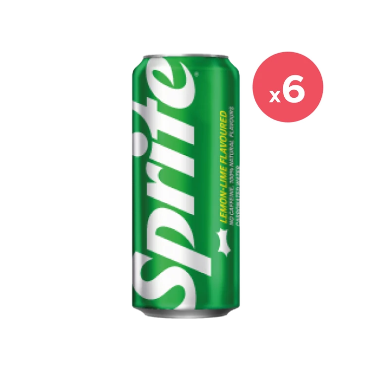 Sprite Lime Flavoured Soft Drink - Pack of 6
