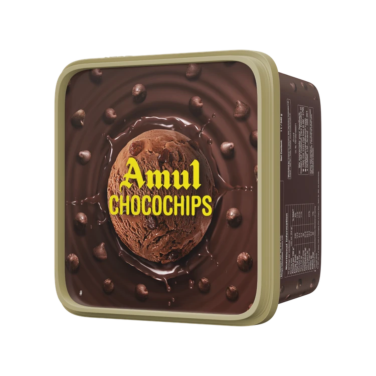 Amul Choco Chips Ice Cream Tub
