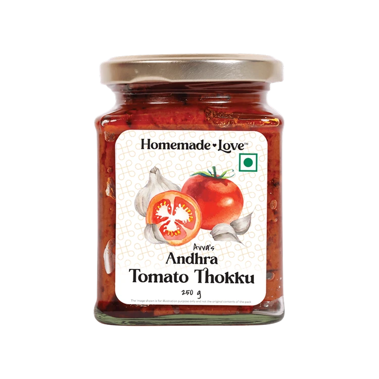 Homemade Love Tomato Thokku Pickle