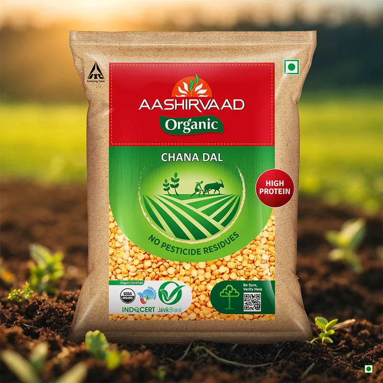 Aashirvaad 100% Organic Chana Dal