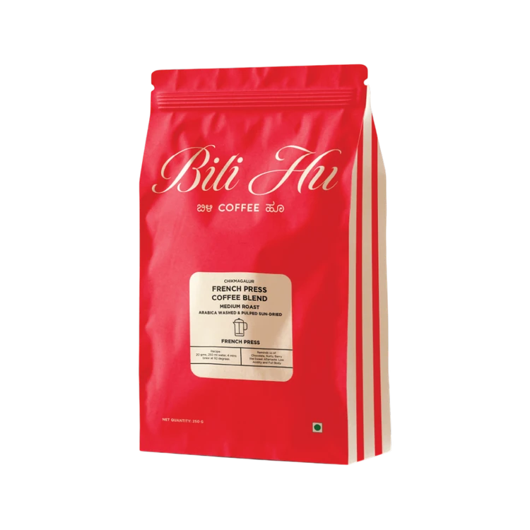 Bili Hu Coffees Arabica Blend French Press Medium Roast Ground Coffee