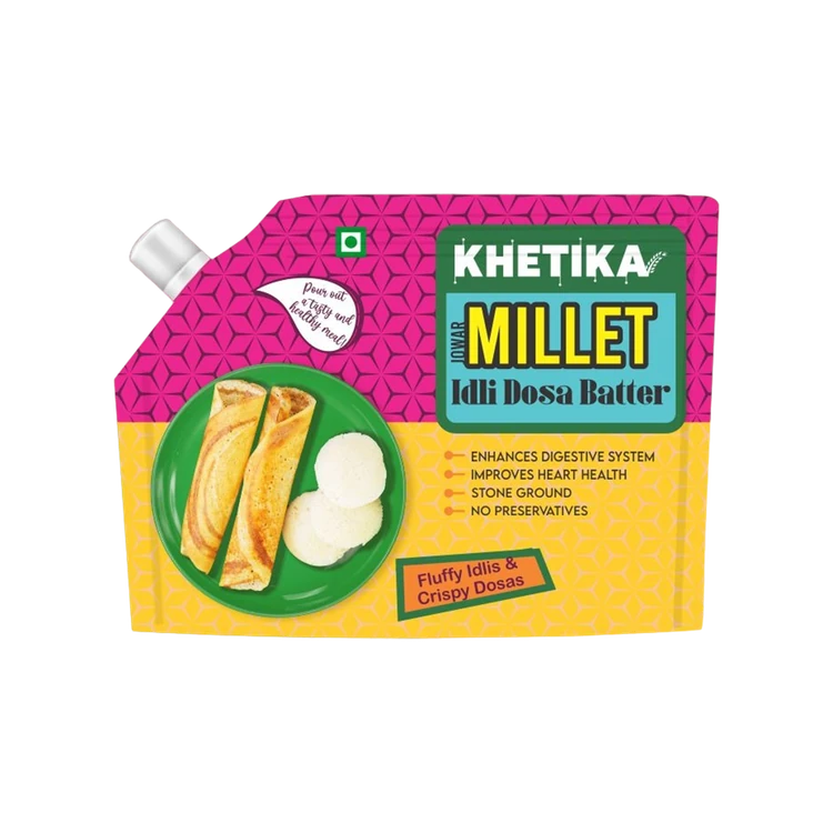 Khetika Jowar Millet Idli Dosa Batter