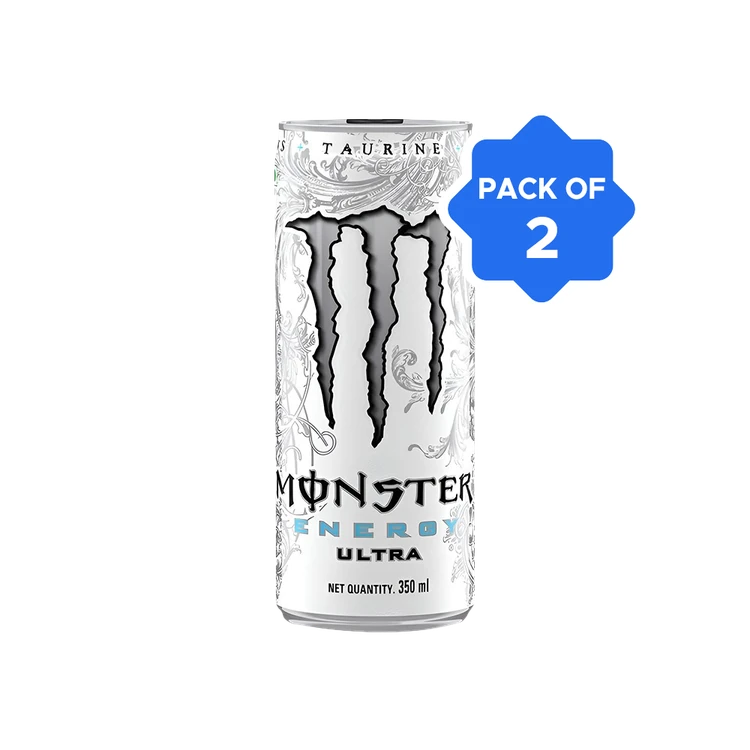 Monster Zero Sugar Ultra Energy Drink - Pack of 2