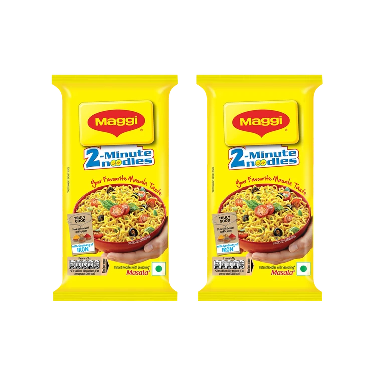 Maggi 2 - Minute Instant Noodles, Made With Quality Spices - Pack of 2