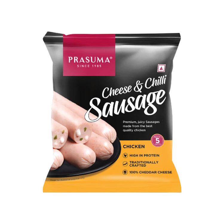 Prasuma Chicken Cheese & Chiili Sausage