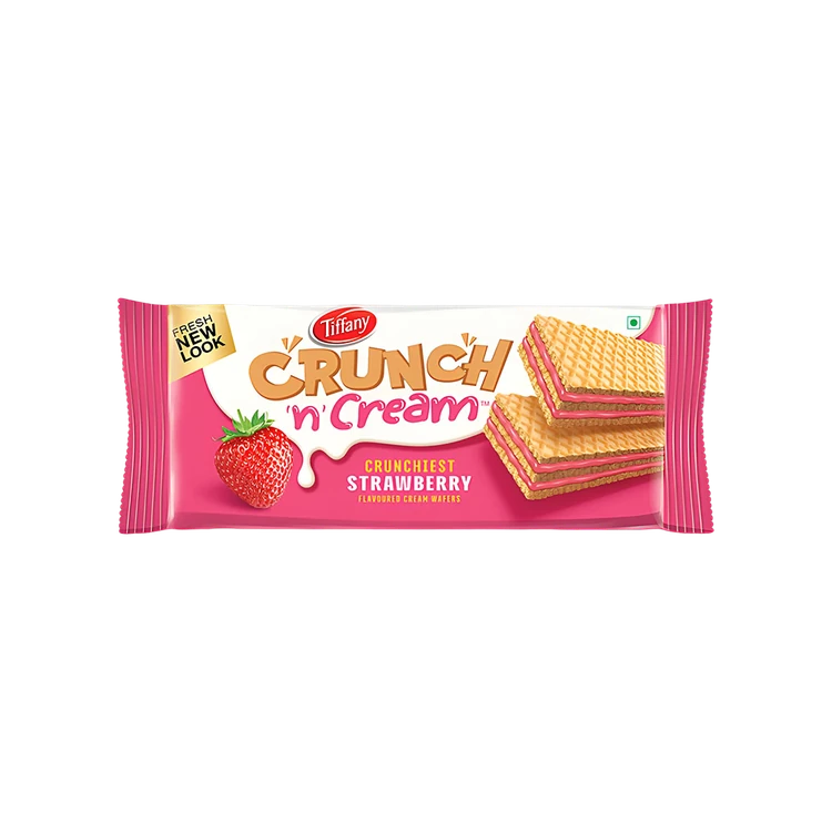 Tiffany Crunch n Cream Wafer Bar - Strawberry