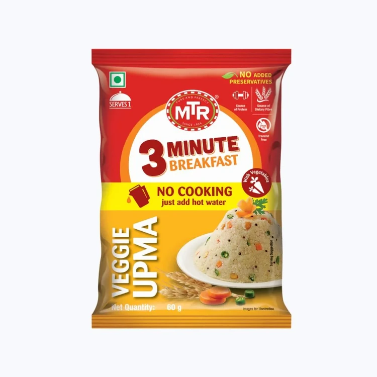 MTR 3 Minute Veggie Upma Breakfast Mix