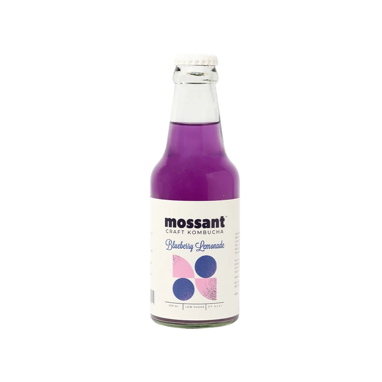 Mossant Craft Blueberry Lemonade Kombucha