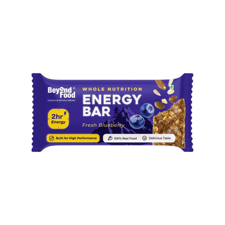 Beyond Food Whole Nutrition Energy Bar - Fresh Blueberry