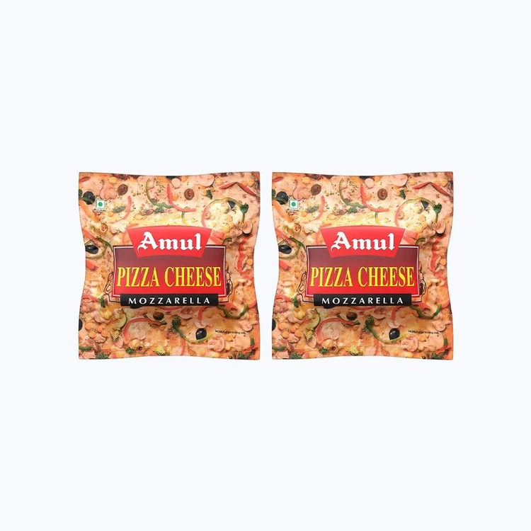 Amul Pizza Mozzarella Cheese Block - Pack of 2