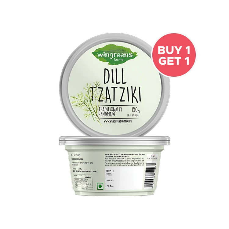 Wingreens Farms Dill Tzatziki Dip - Buy 1 Get 1 Free