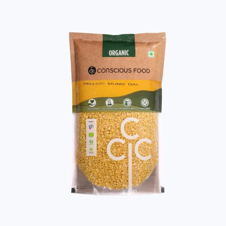 Conscious Food Organic Moong Dal (Dhuli)