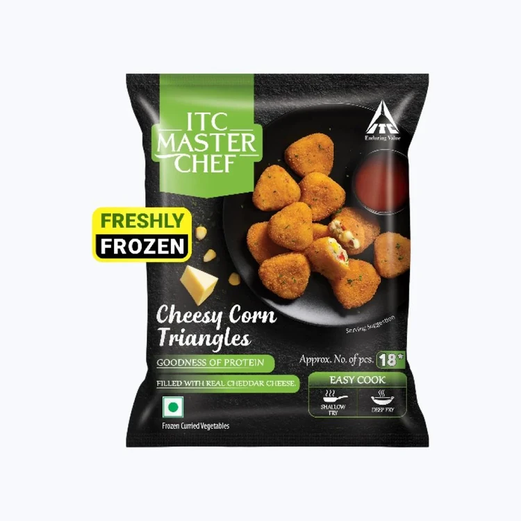 ITC Master Chef Triangle Corn & Cheese Nuggets with Cheddar Cheese