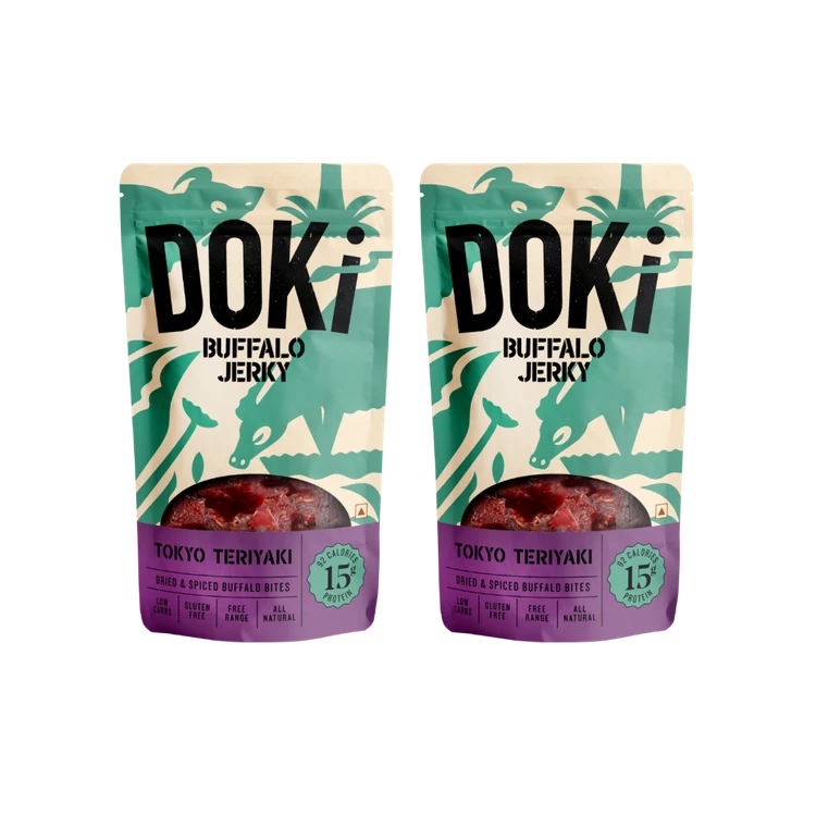 DOKi Tokyo Teriyaki Buffalo Jerky - Pack of 2