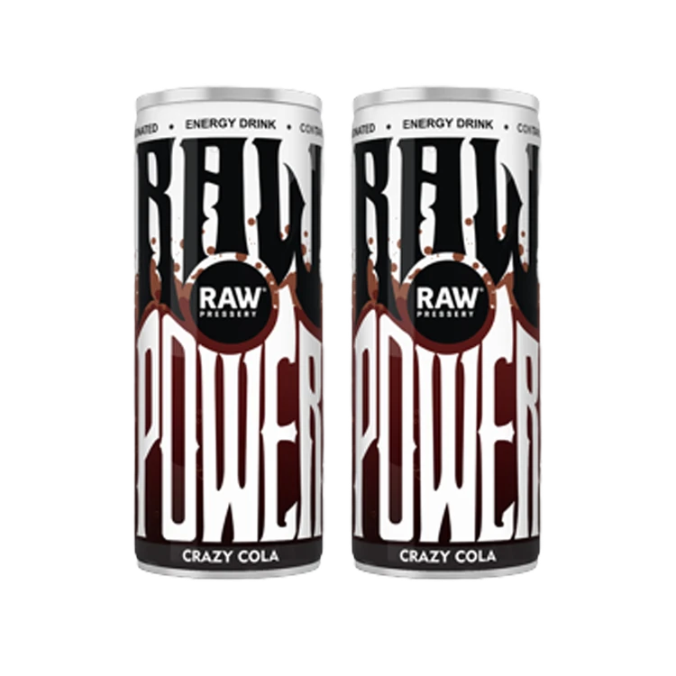 Raw Pressery Crazy Cola Energy Drink - Pack of 2