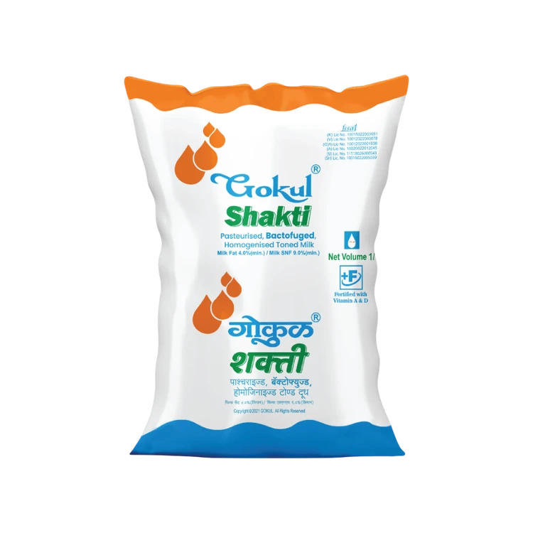 Gokul Shakti Pasteurised Toned Fresh Milk