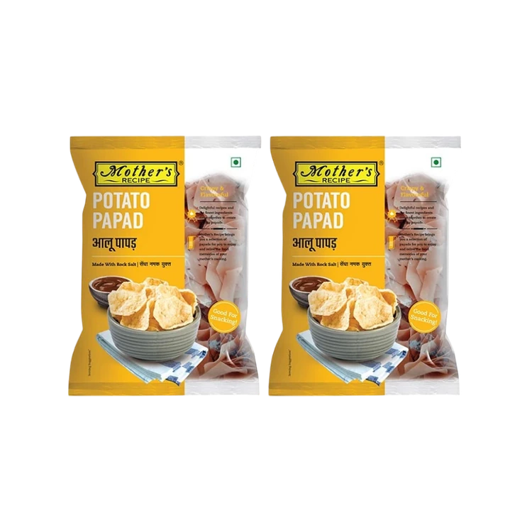 Mother's Recipe Potato Papad - Pack of 3