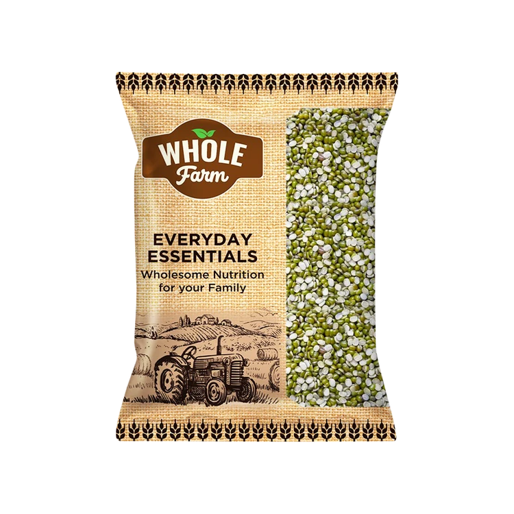 Whole Farm Premium Moong Dal (Chilka) (Hesaru Kalu)
