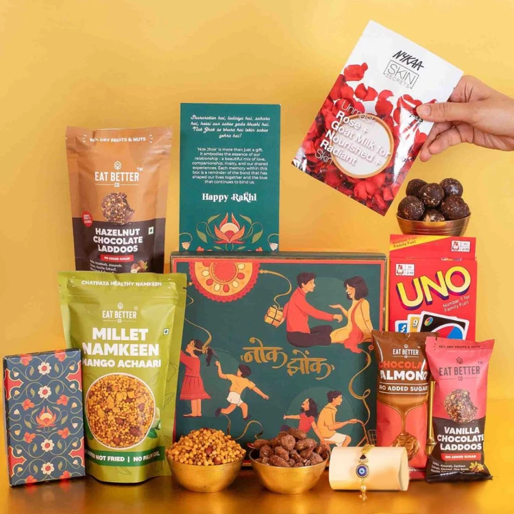 Gift Hamper for Sister with Evil-Eye Bracelet by Eat Better Co