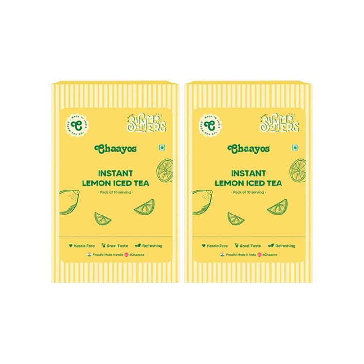 Chaayos Instant Lemon Ice Tea Premix - Pack of 2