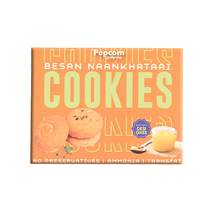 Popcorn & Company Besan Naankhataai Cookies