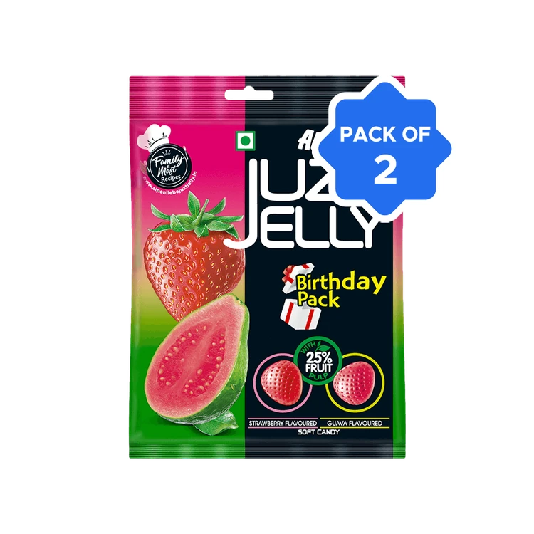 Alpenliebe Juzt Jelly - Assorted Birthday Jelly Candy - Pack of 2