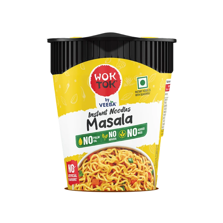 Wok Tok by Veeba Masala Cup Noodles (No Maida & Palm Oil)