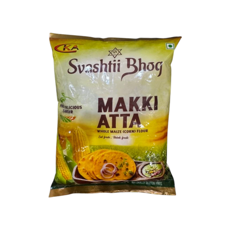Svashtii Bhog Makki Atta (Maize Flour) (Mekke Jola Hittu)