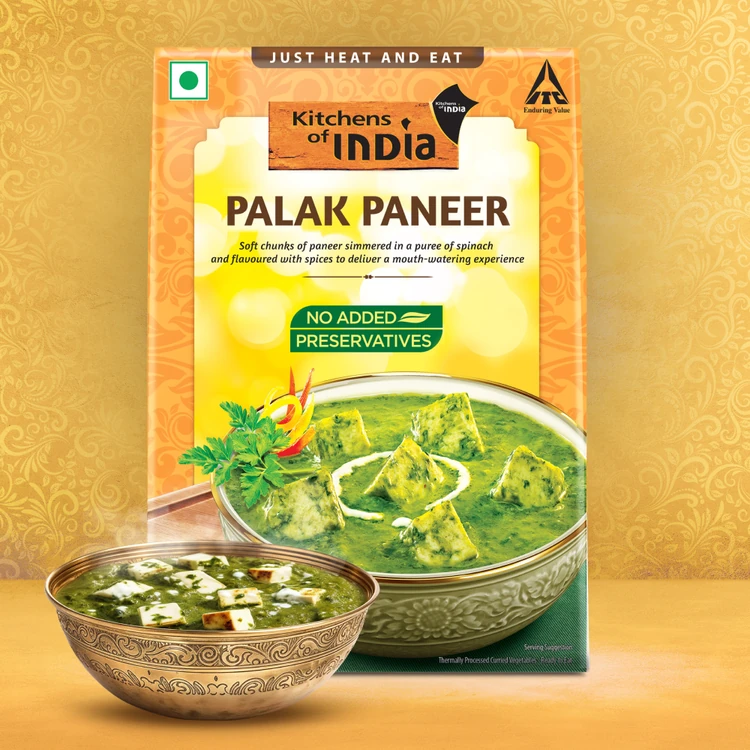 Kitchens of India Palak Paneer Ready to Eat