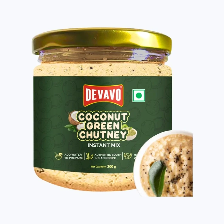 Devavo Instant Mix Green Coconut Chutney Powder