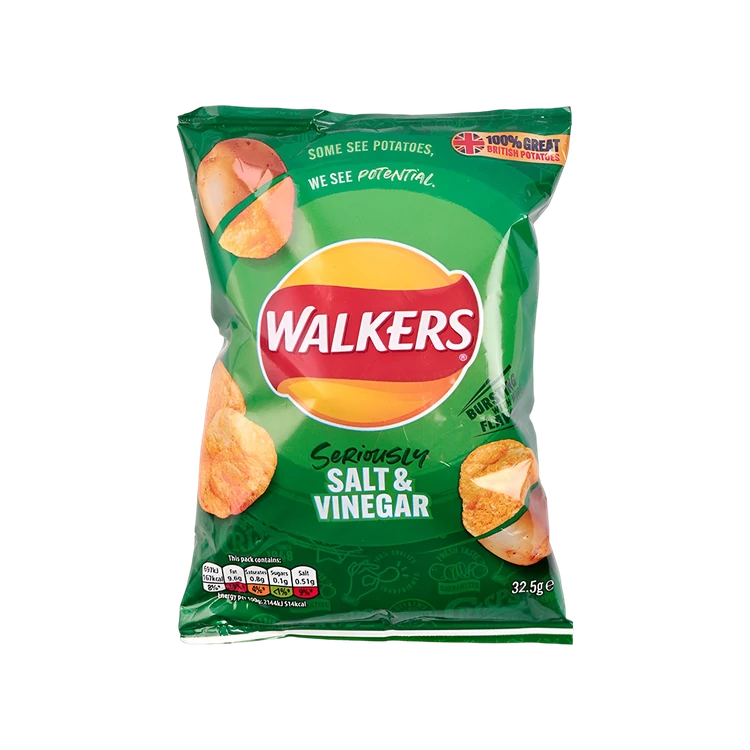 Walkers Seriously Salt & Vinegar Potato Crisps