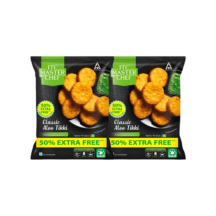 ITC Master Chef Classic Aloo Tikki - Pack of 2