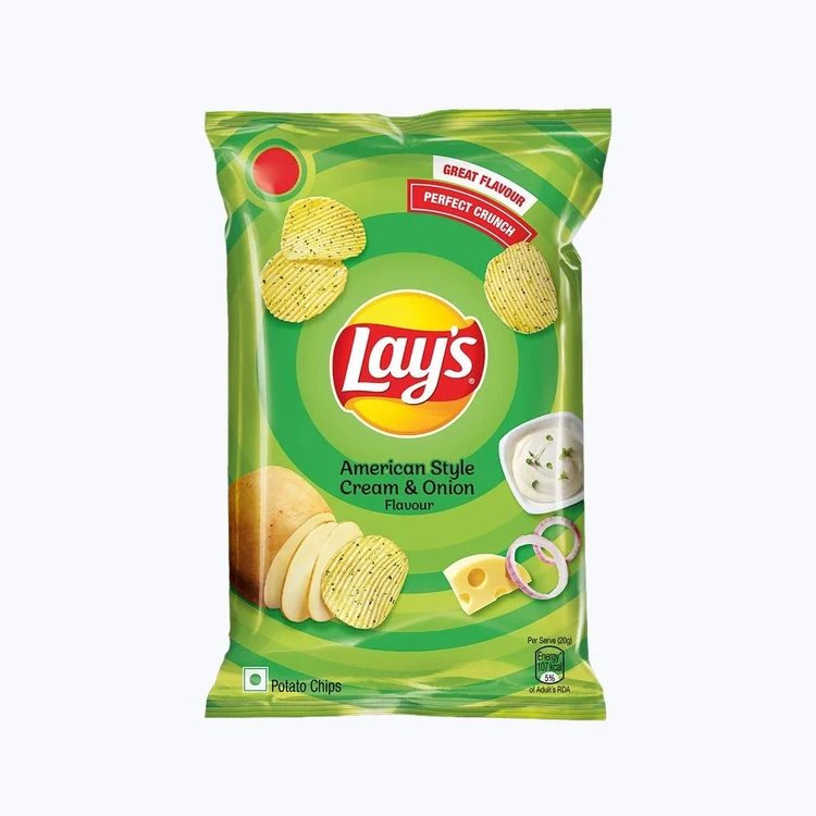 Lay's American Style Cream & Onion Potato Chips (143 g)
