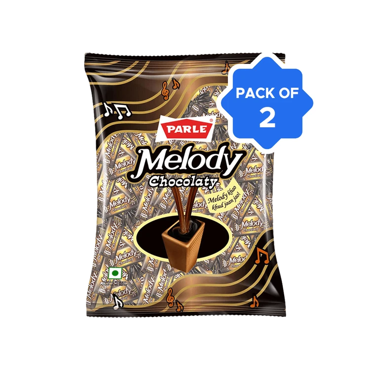 Parle Melody Chocolaty Candy - Pack of 2