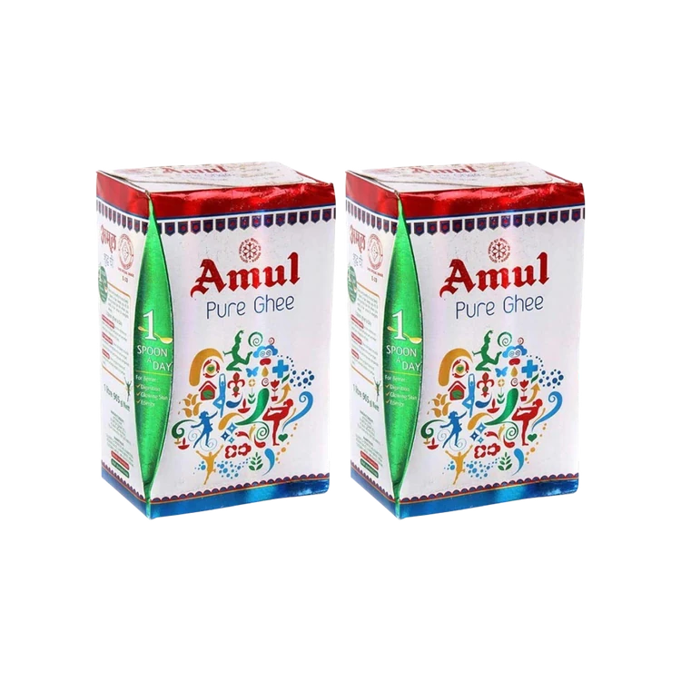 Amul Pure Ghee - Pack of 2 (Tuppa)