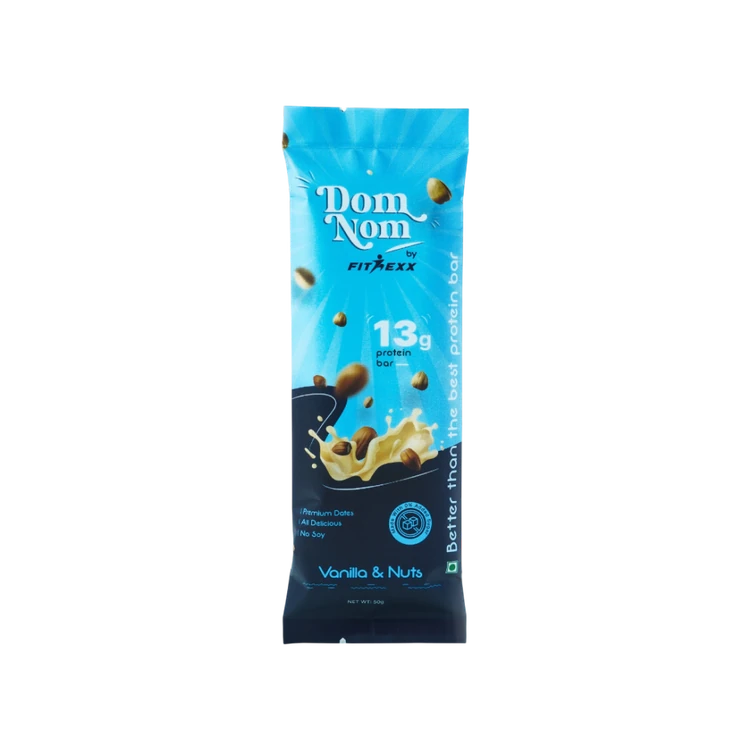 Domnom Protein Bar (Vanilla & Nuts)