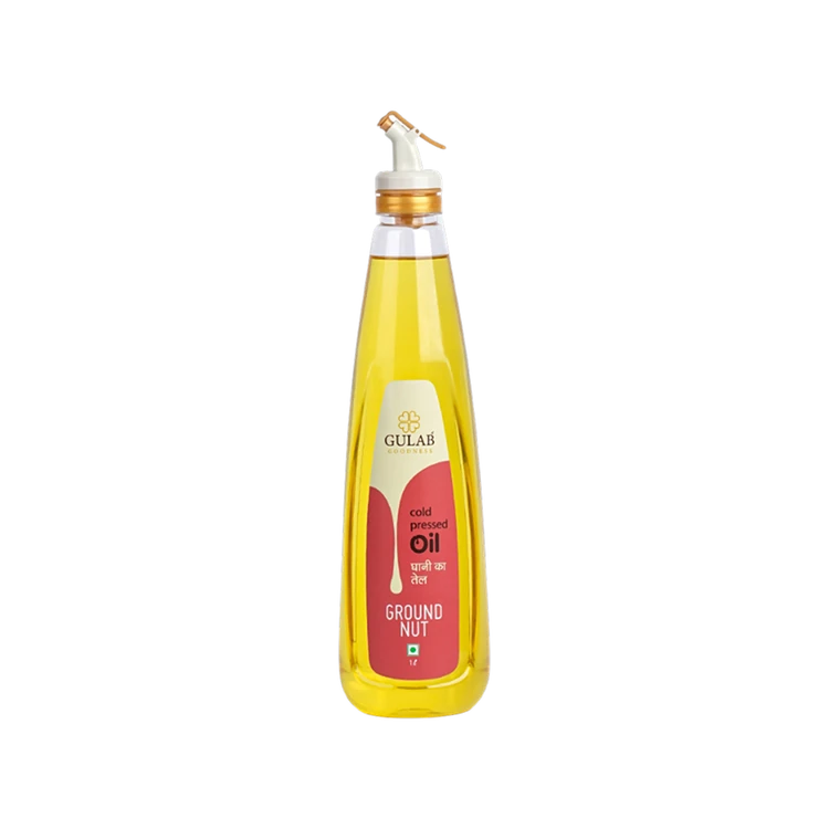 Gulab Premium Cold Pressed Groundnut Oil (Cold Pressed Kadale Enne)