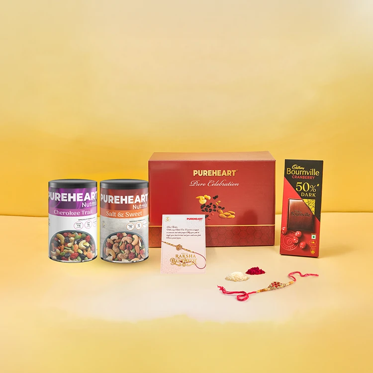Pureheart Dry Fruits Rakhi Gift Pack