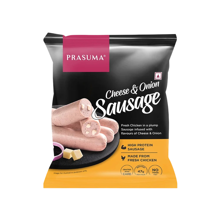 Prasuma Cheese & Onion Chicken Sausage