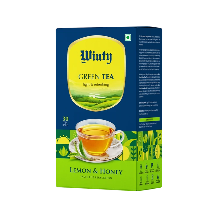 Winty Green Tea Bags (Lemon & Honey)