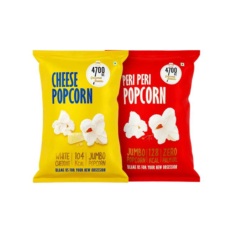 4700BC Cheese & Peri Peri Popcorn Jumbo Size - Pack of 2